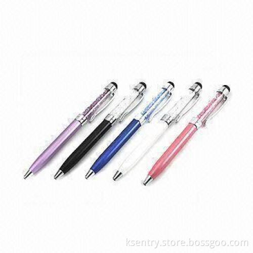 2-in-1 Crystal Touch Pen for iPhone 5 and iPad Mini, with Brief and Practical Design